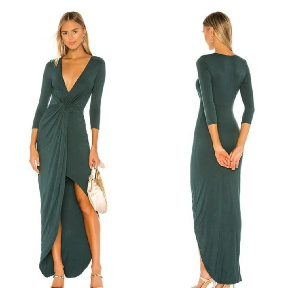 Elegant Green Lovers and Friends Maxi Dress